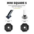 SNAPPAD MINI SQUARE 5 - 4 PK F